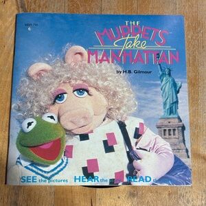 The Muppets Take Manhattan Book and Record